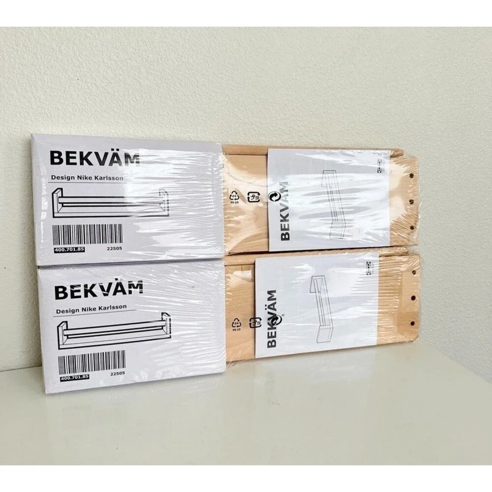Ikea Bekvam Spice Towel Rack Birch LOT OF 2 15.75